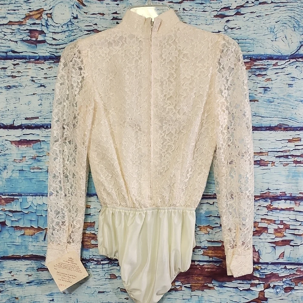 VTG Elegant Cream Lace Kids One Piece